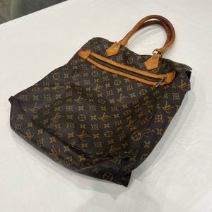LARGE LOUIS VUITTON VINTAGE TOTE